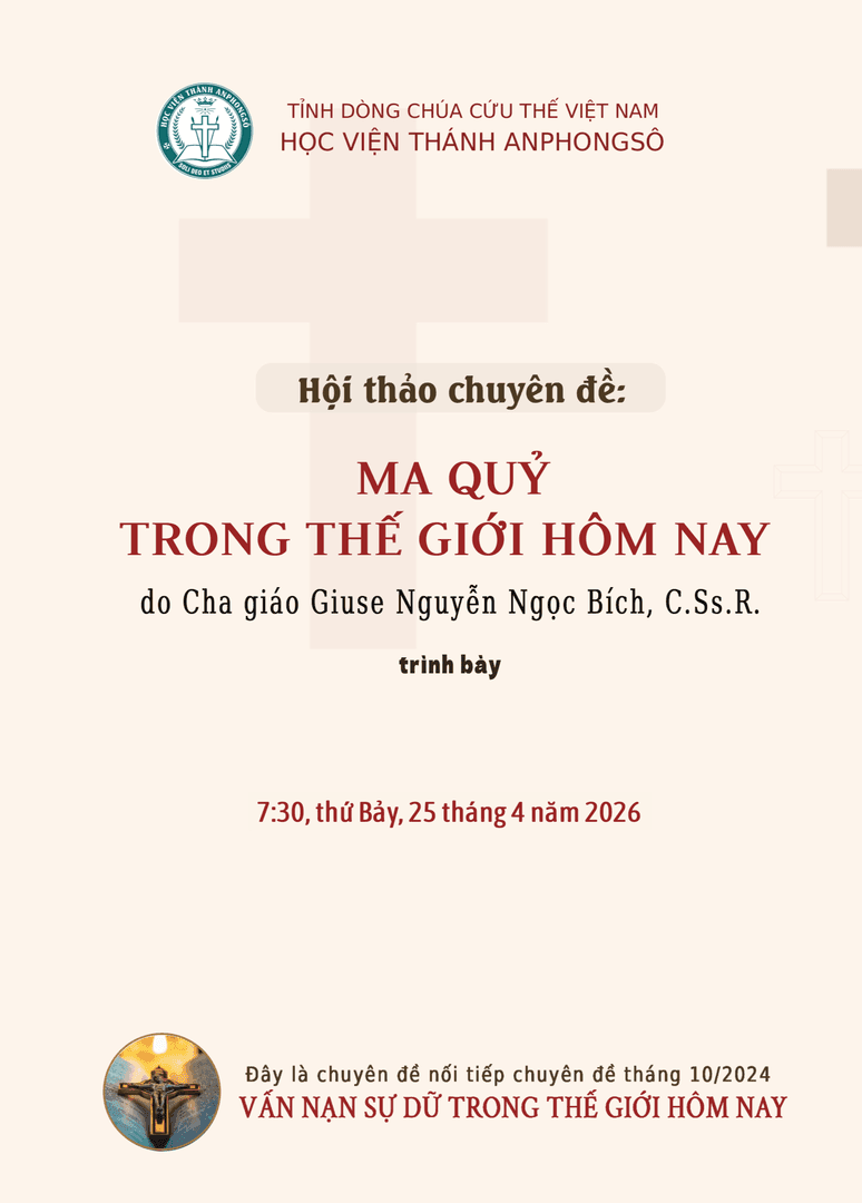 Tài liệu Hội thảo chuyên đề: MA QUỶ TRONG THẾ GIỚI HÔM NAY