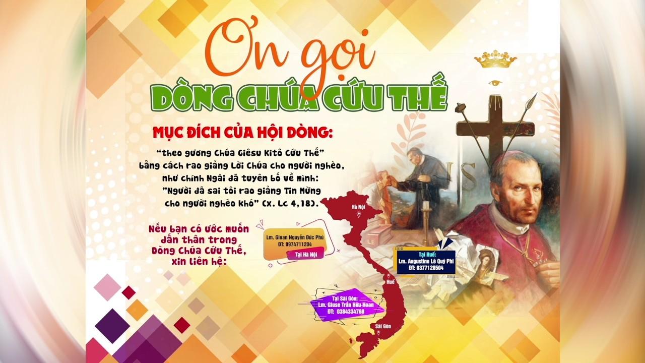  Giới thiệu ơn gọi Dòng Chúa Cứu Thế 2026